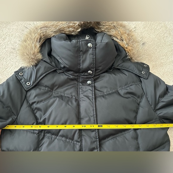 Marc New York, Andrew Marc - Women's Black Mid-Length Puffer Coat (L) - Picture 11 of 16